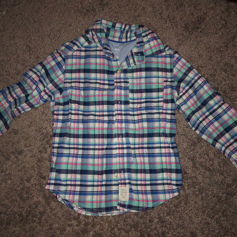 Carters Button Down 2T